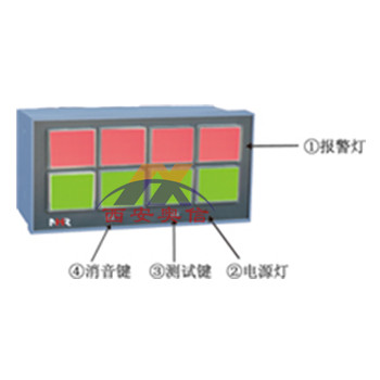 虹润报警器,NHR-5810,八路闪光报警说明书